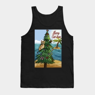 Tropical Christmas Tank Top